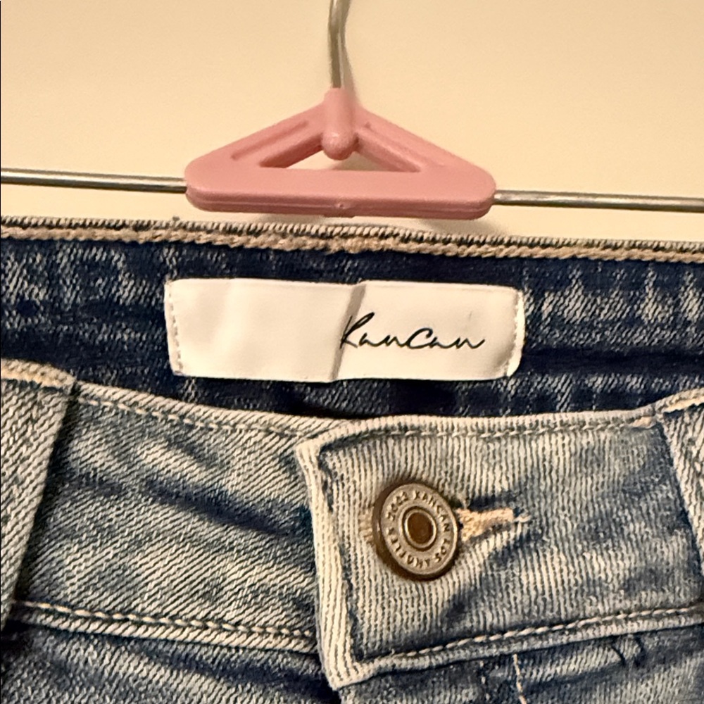 KanCan Light Blue Distressed Ankle Jeans - Picture 2 of 3